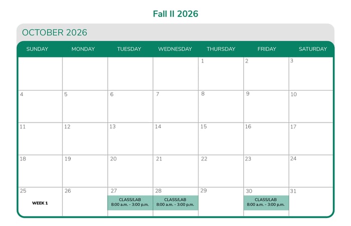 CNA Academy_calendar_website_fall II_2026_October