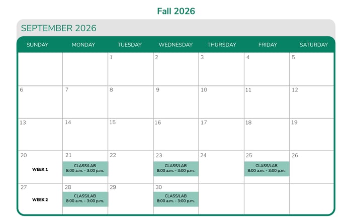 CNA Academy_calendar_website_fall_2026_September