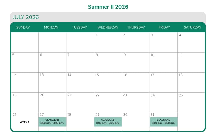 CNA Academy_calendar_website_summer II_2026_July