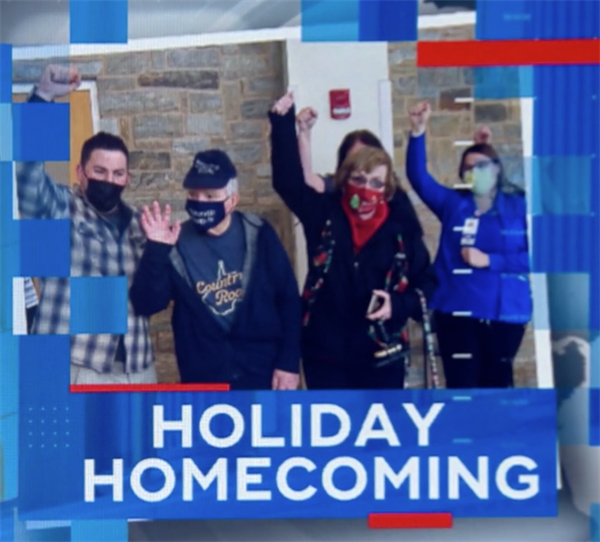 Connecticut family has heartwarming homecoming amid pandemic